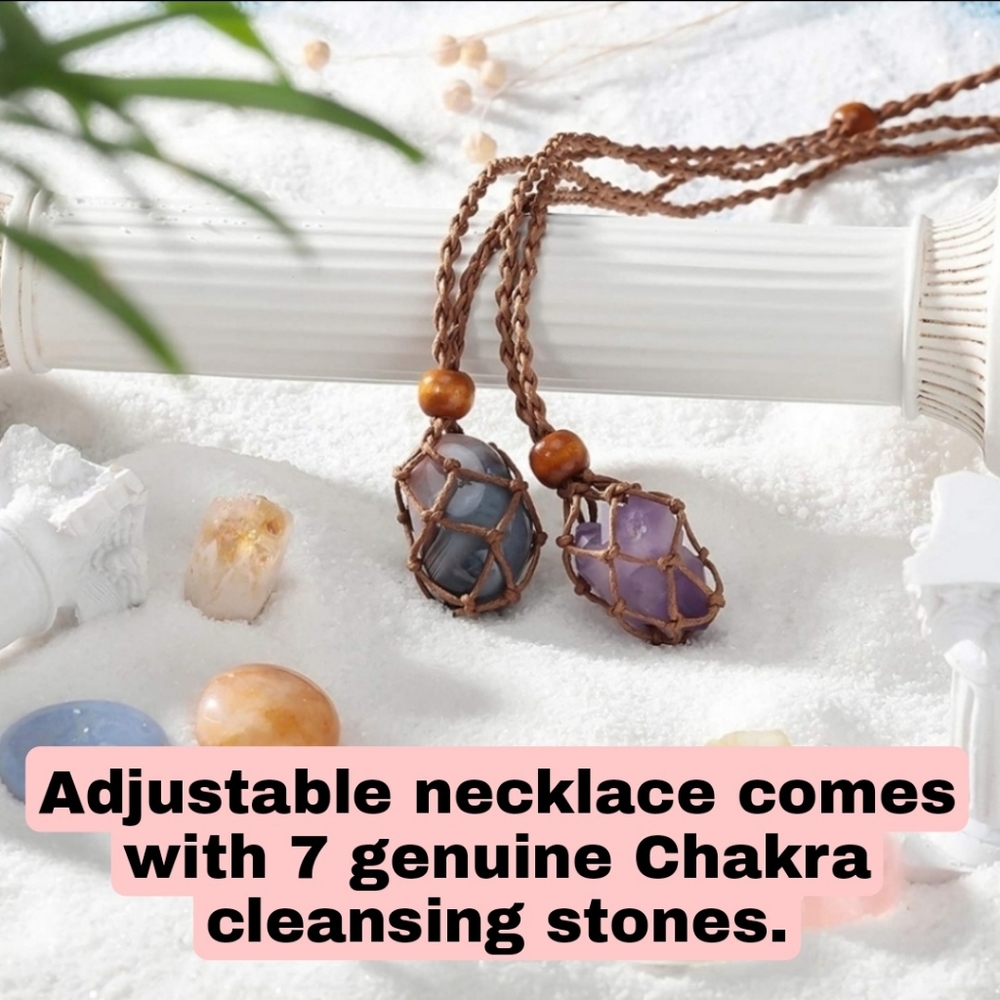 CHAKRA CLEANSING BALANCING KIT. 7 STONES - Picture 6 of 6